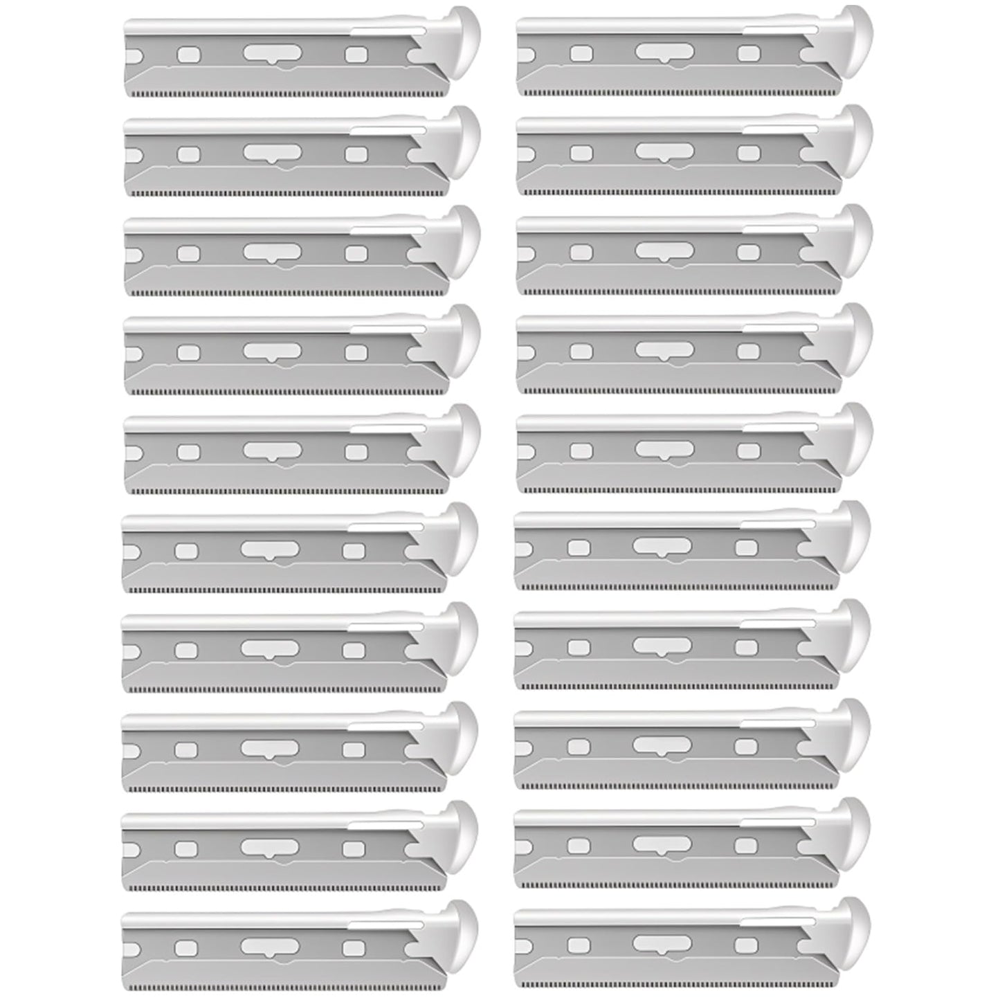 20Pack Compatible with Tweezerman Facial Razor Refills,Replacement Blades Compatible with Tweezerman Dermaplane Refills.