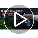 10oz Plastic Spray Bottles - 2 Pack for Plants, Cleaning & More