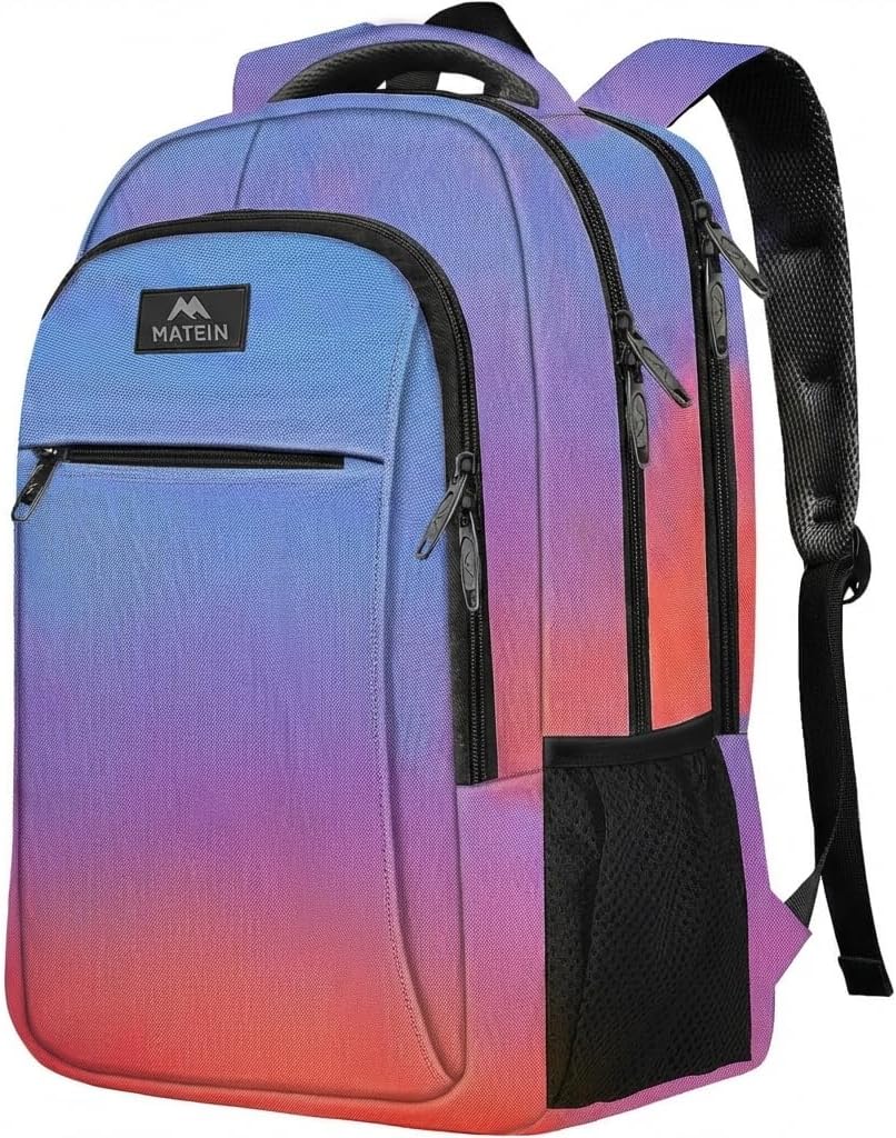 MATEIN Travel Laptop Backpack - Anti-Theft Water-Resistant Bag for 15.6" Laptops | Grey