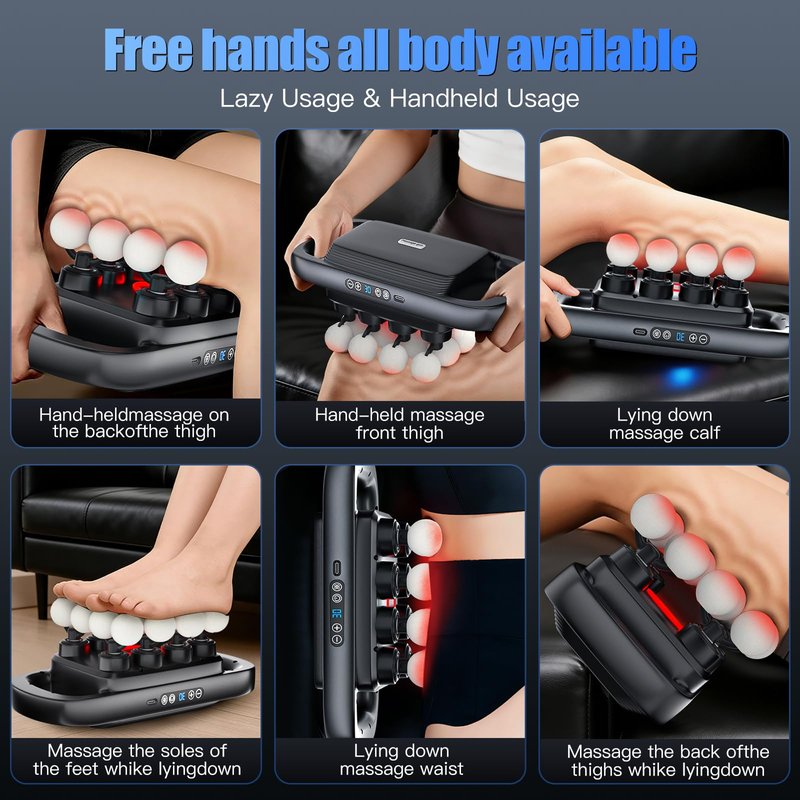 Stellamist 20 Heads Massage Gun Set, Deep Tissue Percussion Massager with 3 Modes&30 Intensities-Muscle Massage Gun for Back/Shoulder/Foot/Body/Hand Muscle Pain Relief,Birthday Gifts