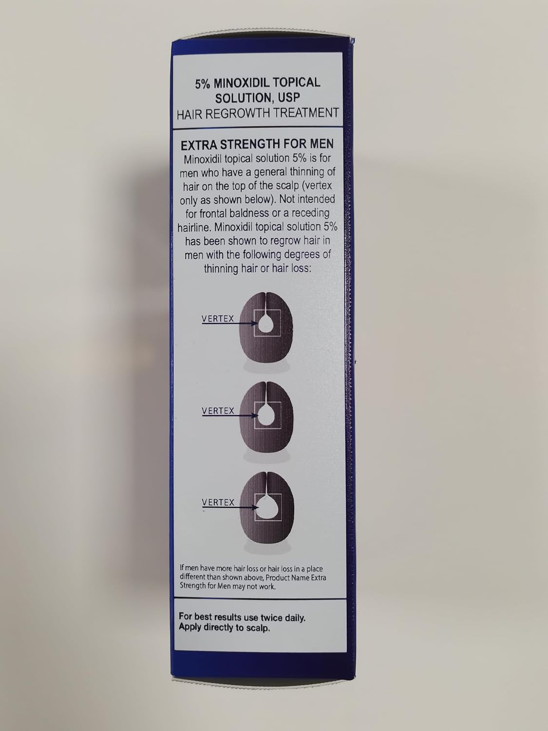 Minoxidil Hair Growth Spray - 5% Regrowth Treatment Serum for Men & Women | 60ml for Thicker, Stronger Hair
