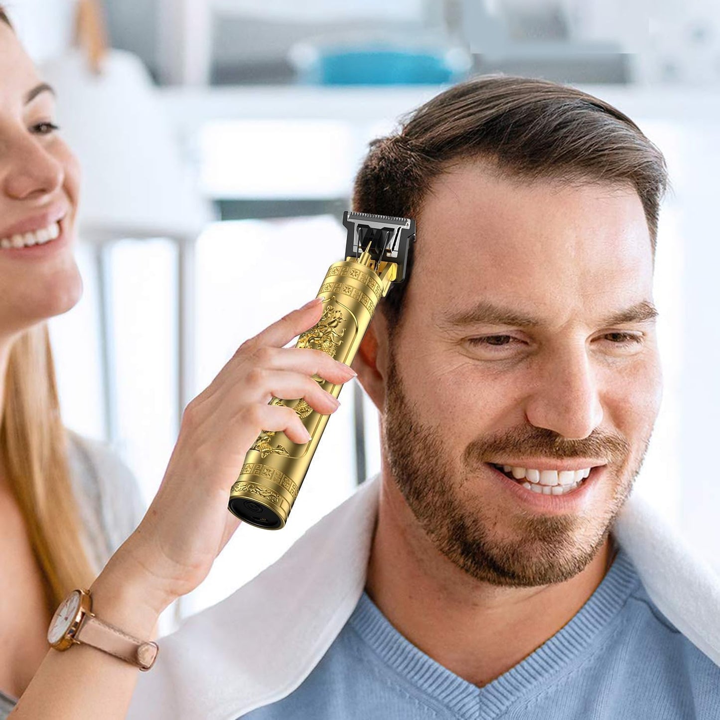 Hair Clippers - Rechargeable Beard Trimmer for Men & Children | Precision Cutting Tool