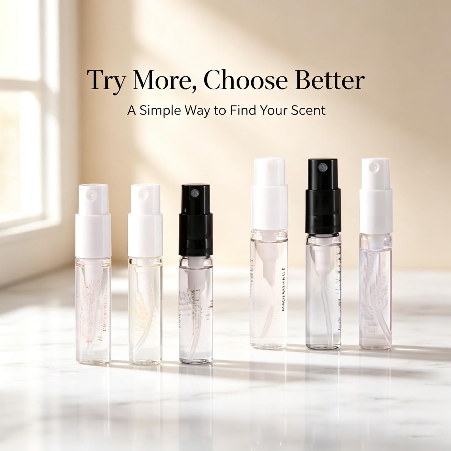 Dirstic Designer Fragrance Sampler Set-Designer Perfume Sampler Luxury High End Perfume Vial Sample Set (12 Random Samples)
