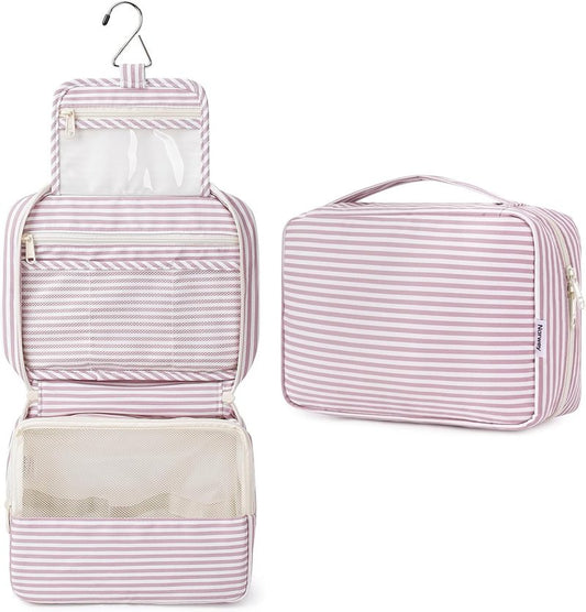 Narwey Small Hanging Travel Toiletry Bag - Stylish Organizer for Makeup & Toiletries | Ideal for Women & Girls