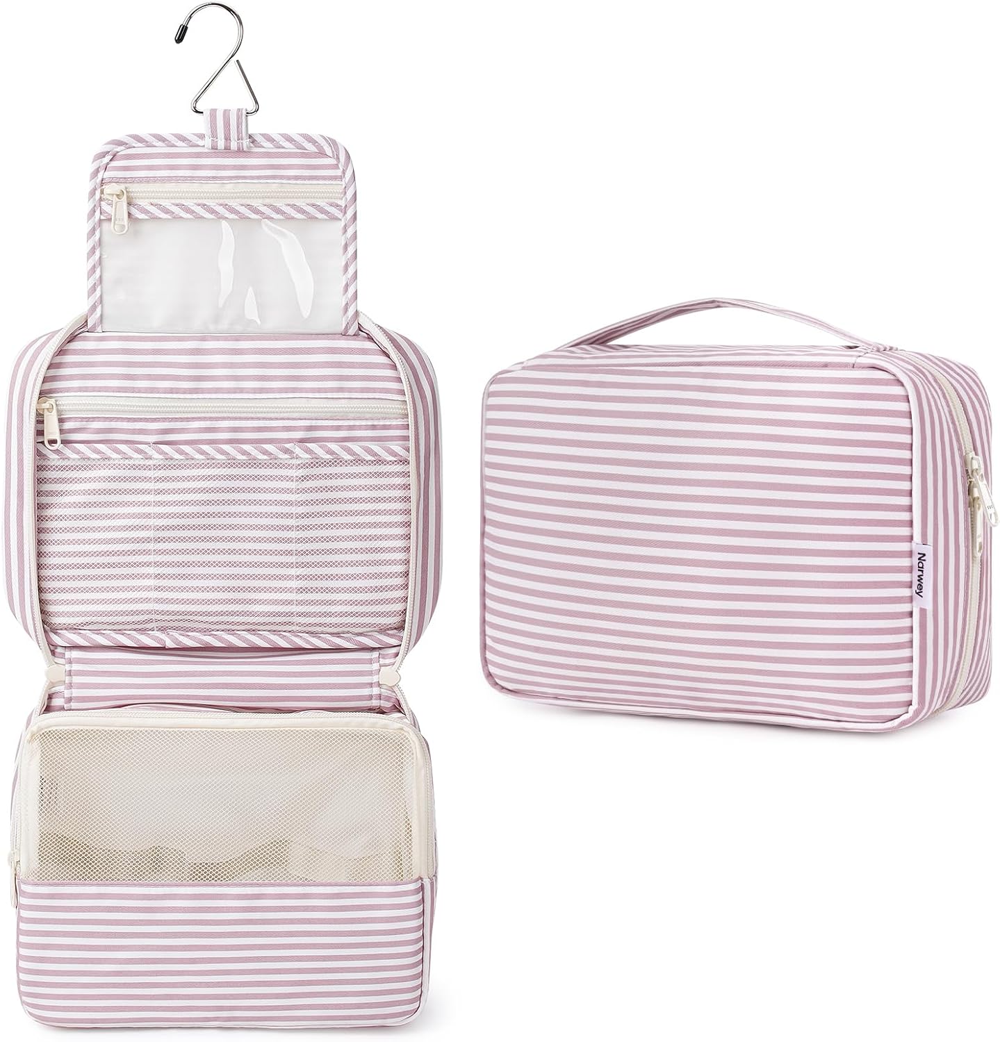 Travel Toiletry Bag for Women - Compact Hanging Makeup Organizer | Stylish & Functional Design