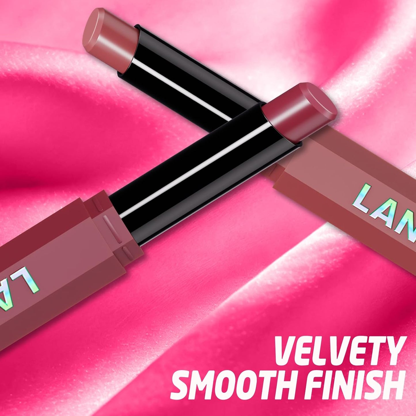 10Pcs Velvet Matte Lipstick Set - High Pigment, Long-Lasting, Waterproof | Soft Dark Nude Shades for Women