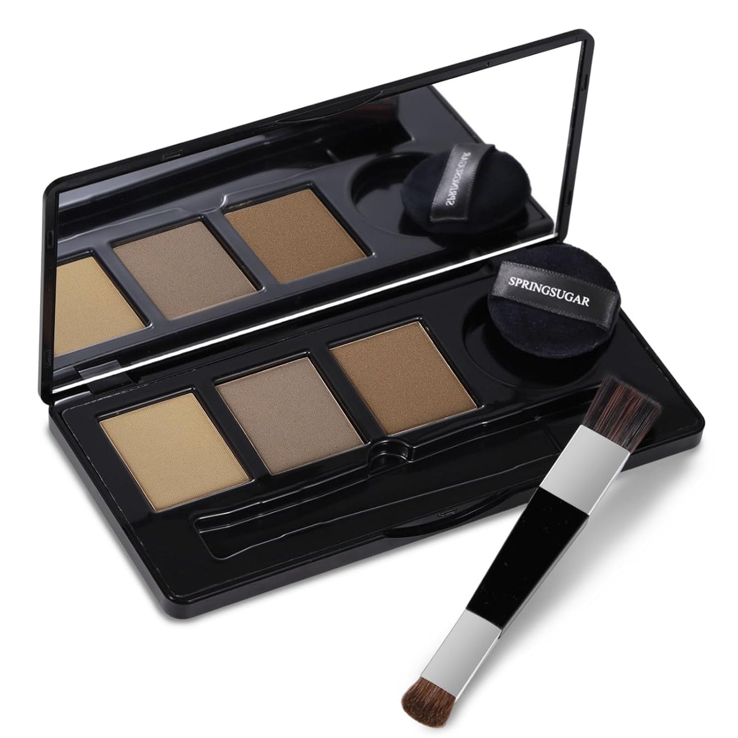 Root Touch Up Hair Color - Blendable Gray Coverage Powder for Thinning Edges | 48H Sweat Resistant, Natural Finish - Blonde