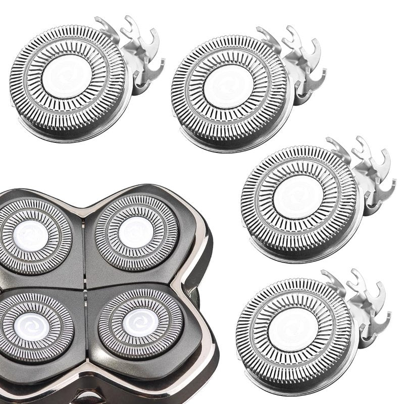 VRMETA Pitbull Gold PRO & Platinum Pro Shaver Replacement Blade Heads (8 PCS Black)