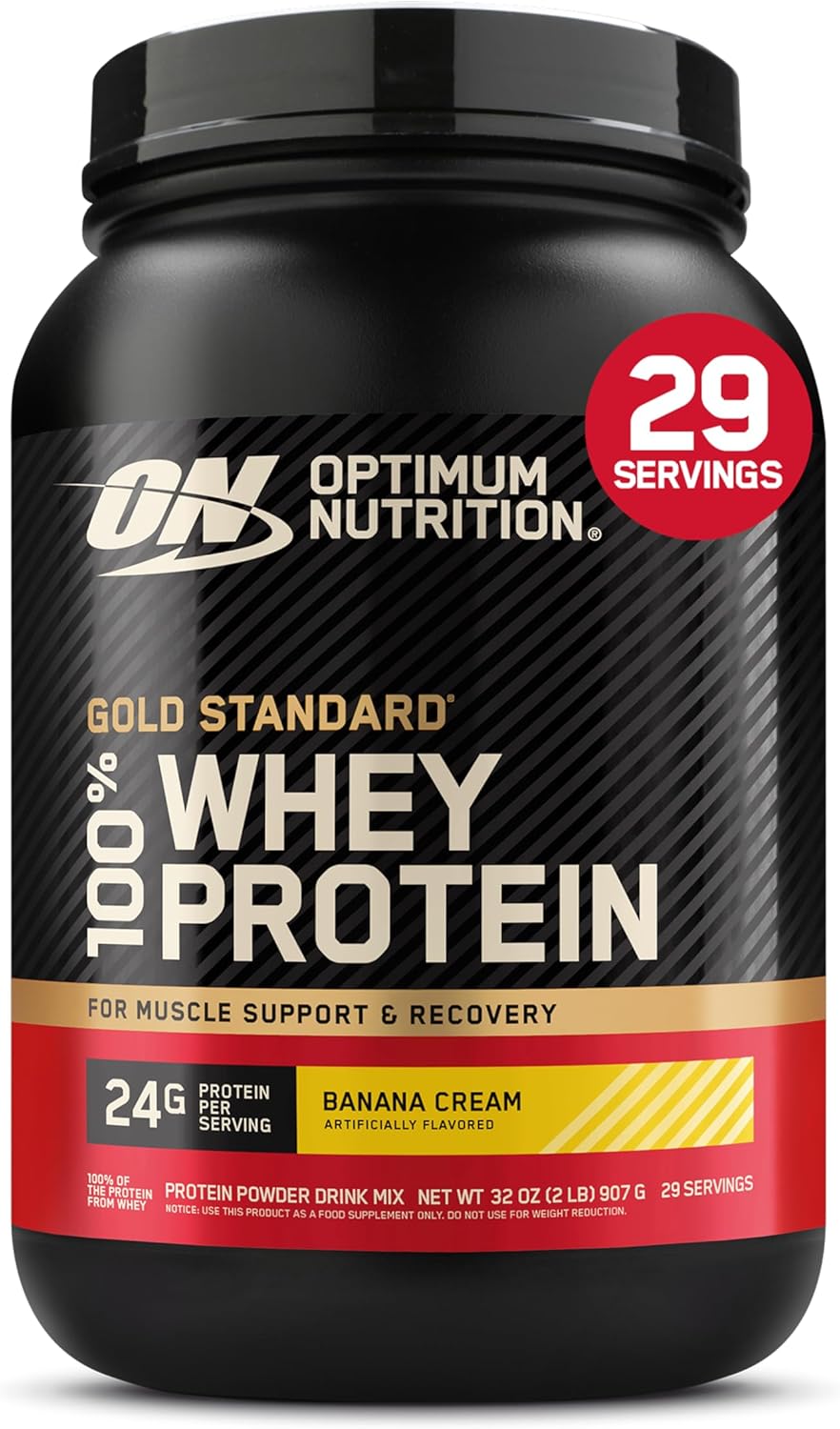 Optimum Nutrition Whey Protein Powder - Double Rich Chocolate Flavor | 1.98 lb Size