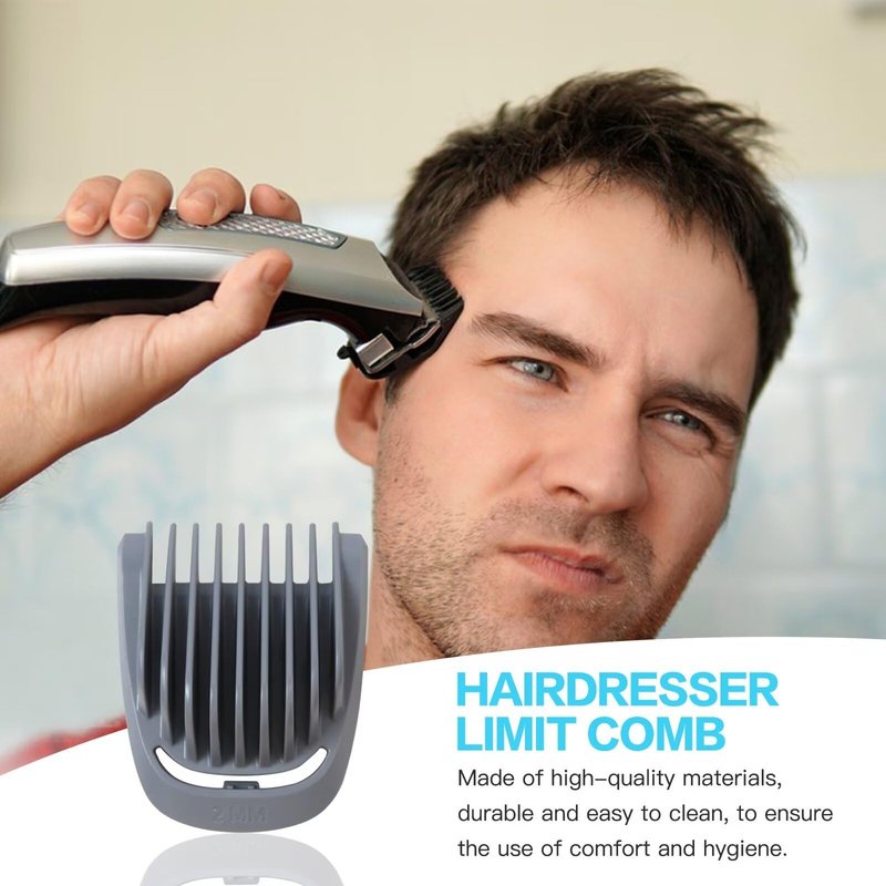 Replacement 2mm Beard Stubble Hair Guide Guard Comb for P-hilips Norelco Multigroom Trimmer MG3750 MG3760 MG5750 MG5760 MG7750 MG7770 MG7790 MG7791