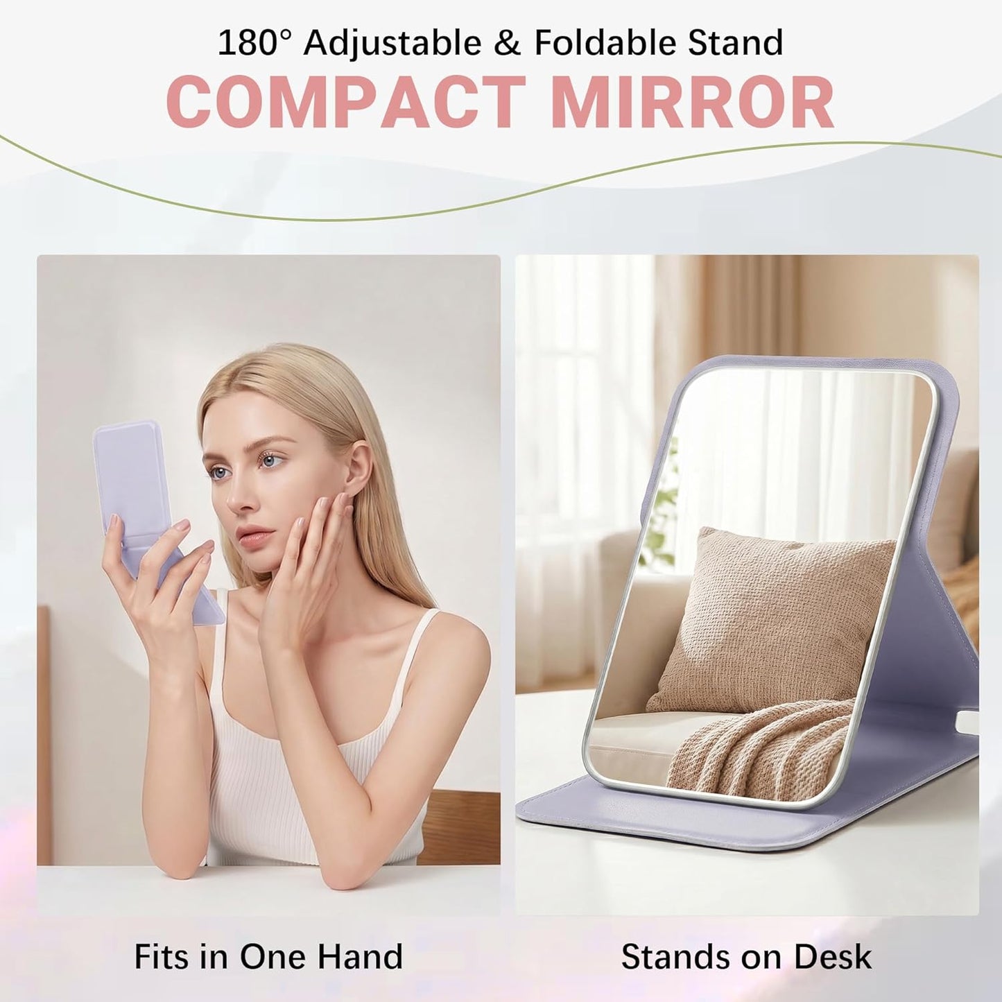 Compact Pocket Mirrors - 18 Pack Mini Folding Makeup Mirrors for Purse | Ideal for Travel & Daily Use