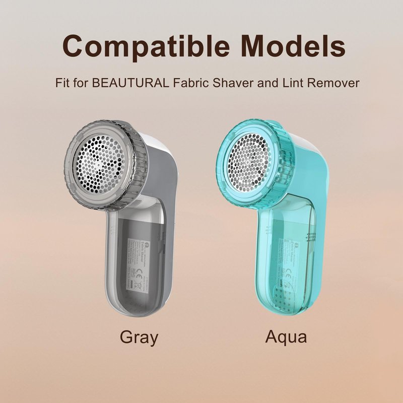 Only Compatible with Beautural Fabric Shaver Replacement Blades,3-Leaf Blades Only Fit for BEAUTURAL Fabric Shaver and Lint Remover Standard 3-Leaf Blades Aqua and Gray Model.