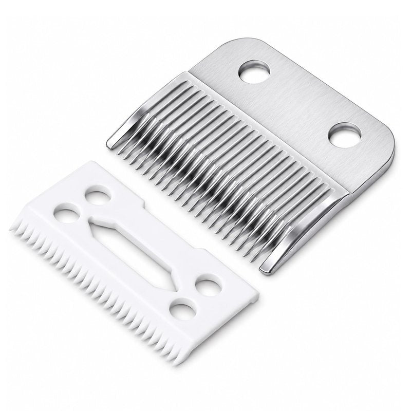 Poweka Replacement Clipper Blade Compatible with W-AHL #30-15-10 Pro Ion, Iron Horse, Show Pro Plus, U-Clip, and Deluxe U-Clip，Professional Pet Animal Dog Standard Adjustable Blade Set
