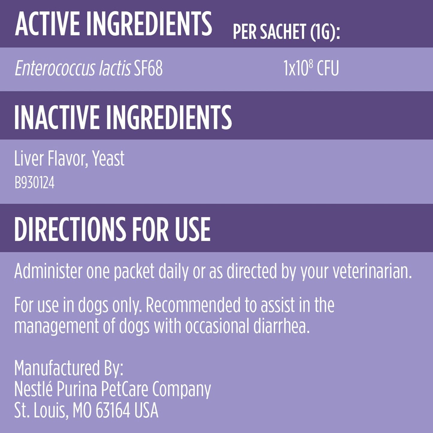 Purina Pro Plan Dog Probiotic Supplement - FortiFlora Canine Nutritional Support | 30 Count Boxes
