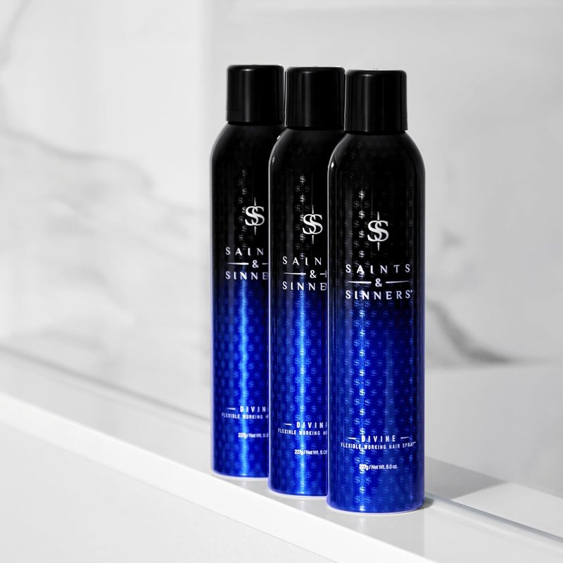 Divine Flexible Working Hair Spray - Long-Lasting Volume & Maximum Hold | Touchable, Brushable Finish