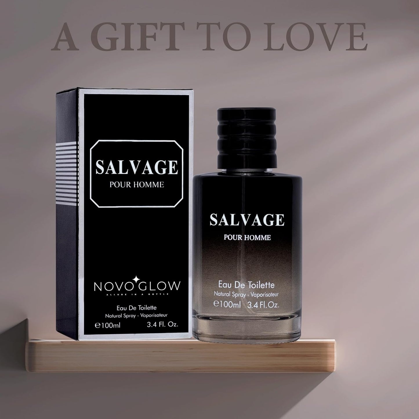 Men's Eau De Toilette Spray - Refreshing & Warm Casual Cologne | 3.4 Oz - Perfect Holiday Gift