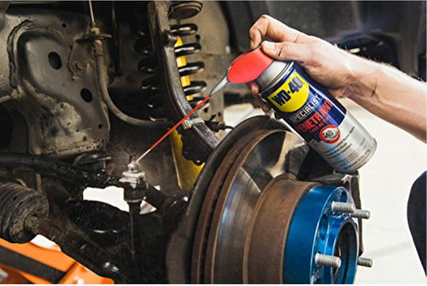 WD-40 Specialist Penetrant - Fast-Acting Formula for Metal, Rubber & Plastic | 11 Oz.