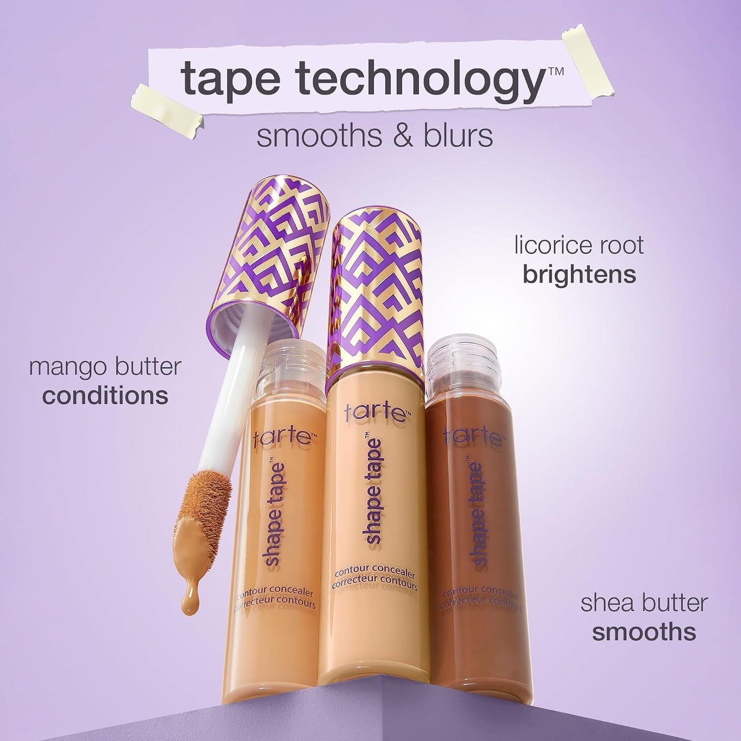 Tarte Shape Tape Concealer - Full-Coverage, Creaseless Matte Finish | Brightening Under-Eye & Face Makeup, 16hr Longwear