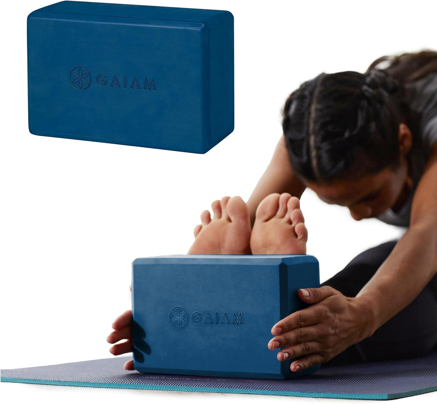 Yoga Block - Supportive Latex-Free EVA Foam with Non-Slip Surface | Ideal for Yoga, Pilates, Meditation