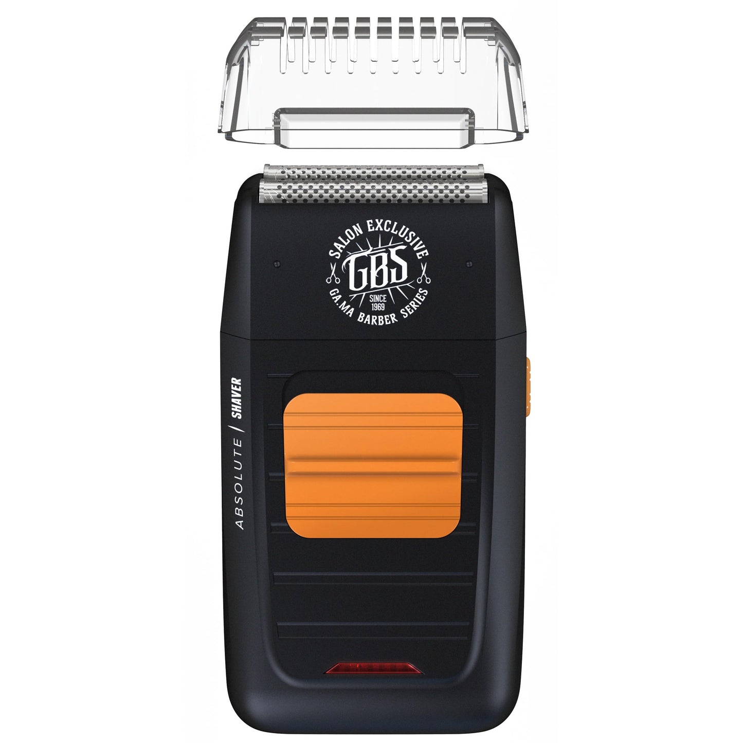 GA.MA GBS Absolute Shaver, Corded & Cordless Professional Grooming Tool with Retractable Detail Trimmer, Dual Oscillating Blades, 90 Min Runtime