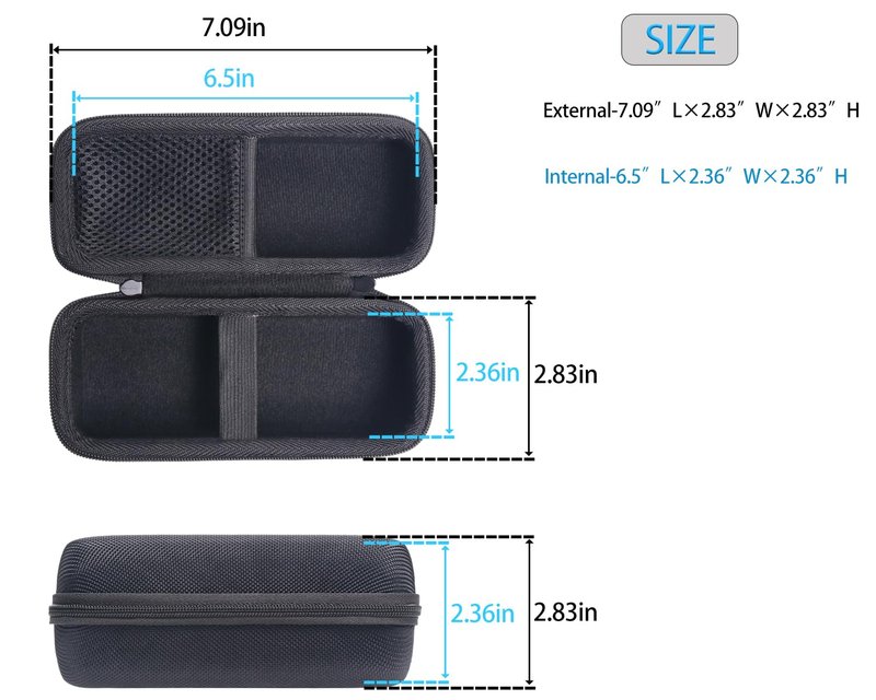 inDomit Hard Protective Travel Case compatible with AP1-P and MY01 Electric Ball Pump - Case Only