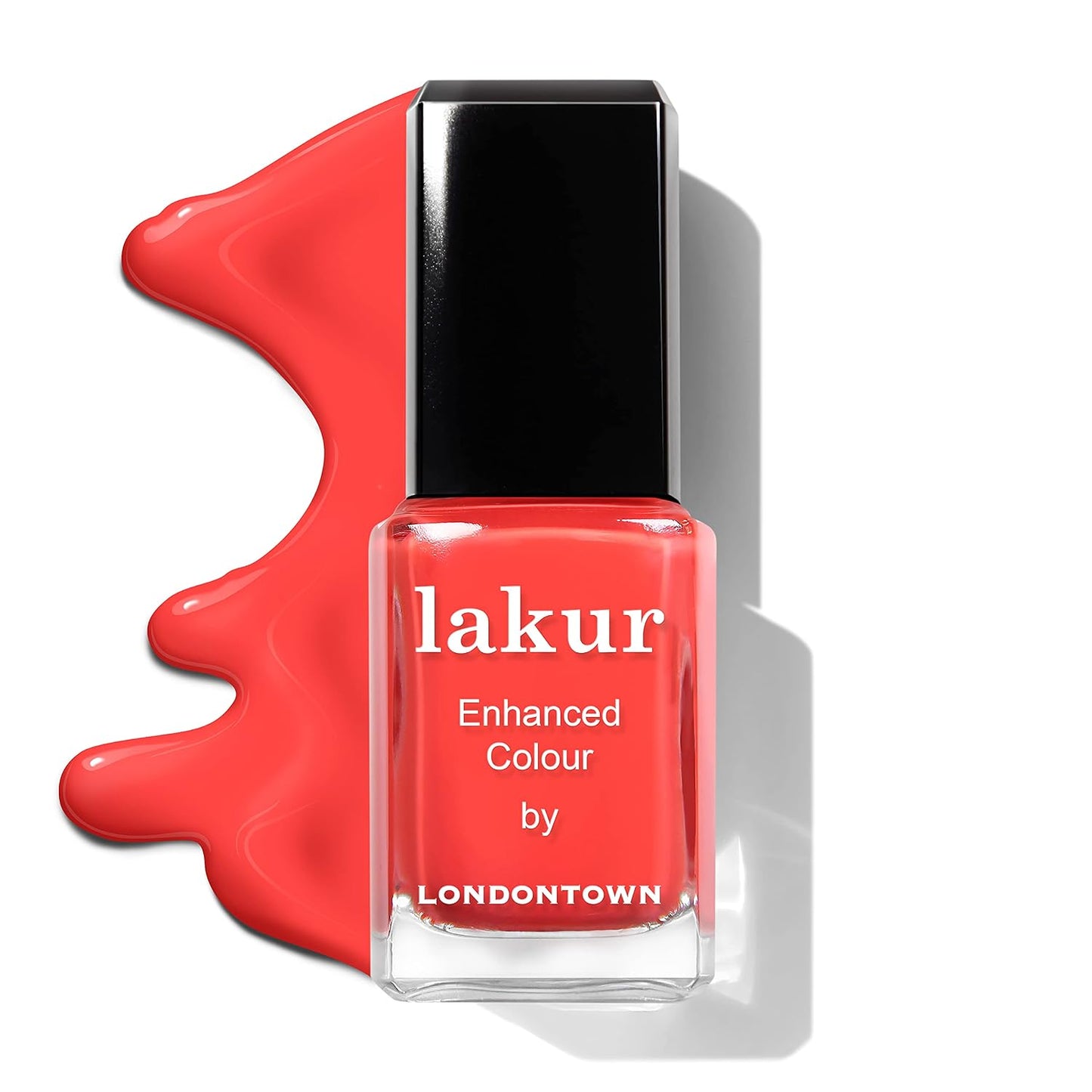 LONDONTOWN Lakur Nail Polish - Long-Lasting Yellow & Orange Shades | Non-Toxic Vegan Formula, 0.4 Fl Oz