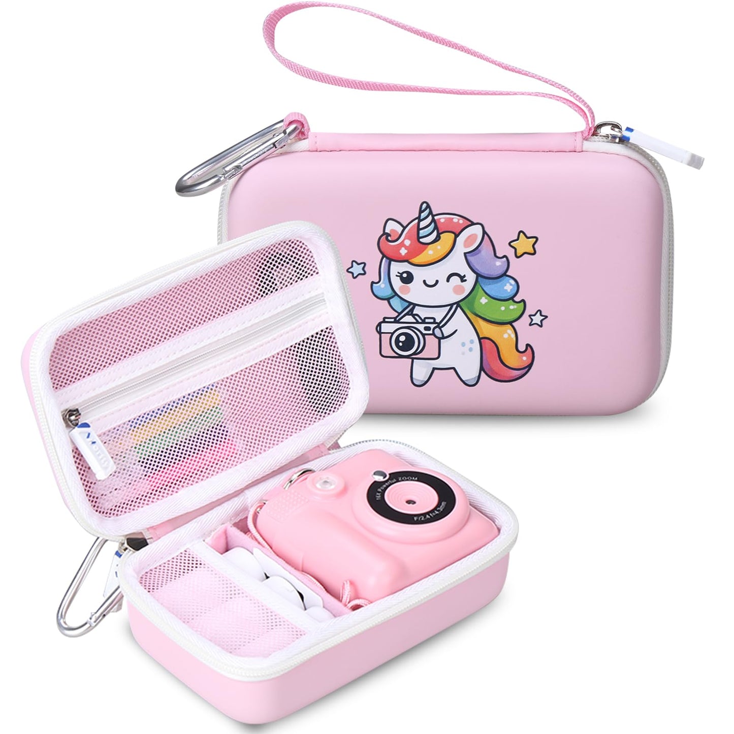 worfty Kids Camera Case for ESOXOFFORE/MYSTILUCK/TIATUA/Hangrui/Gofunly/MINIBEAR/Dylanto/GKTZ Instant Print Toddler Digital Paper Christmas Gifts and Birthday Gifts for Girls (Box Only)