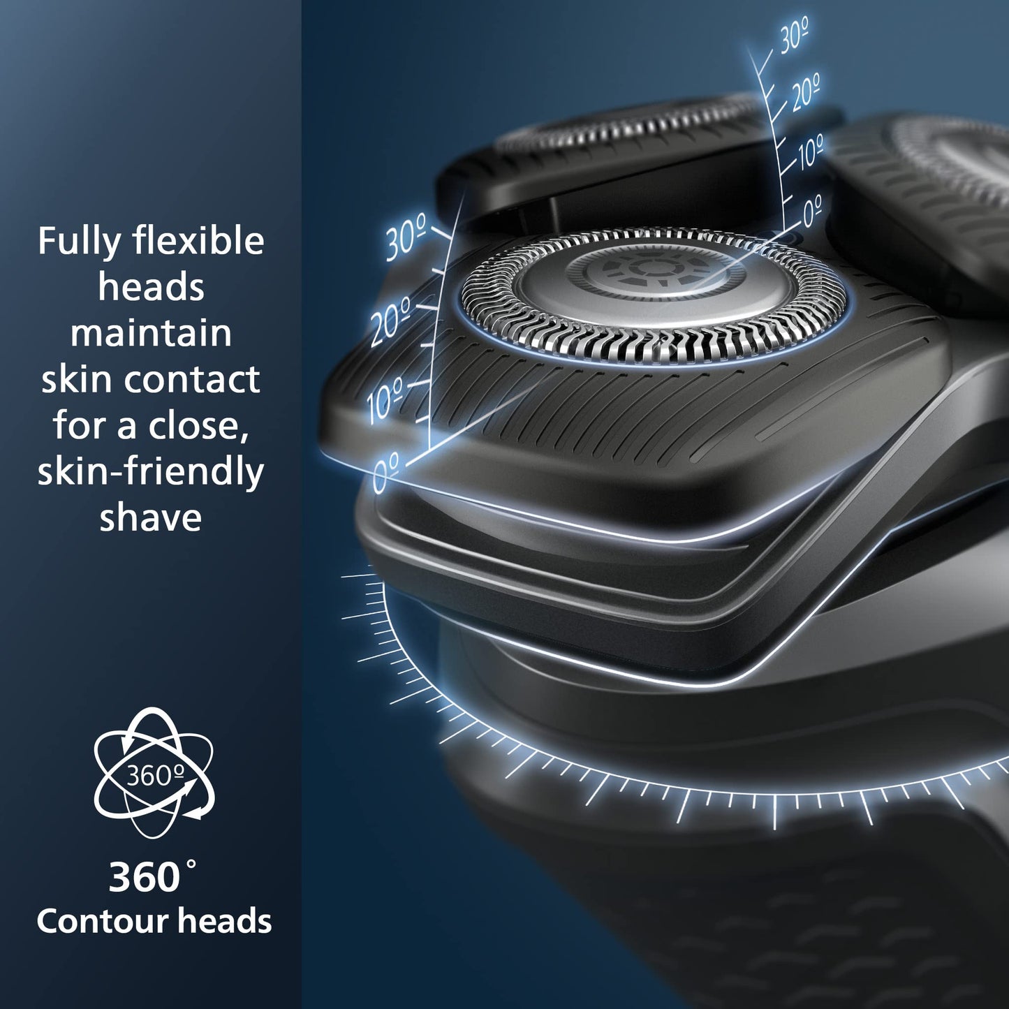 Philips Norelco Shaver 5400, Rechargeable Wet & Dry Shaver with Pop-Up Trimmer, S5880/81 (Pack of 2)