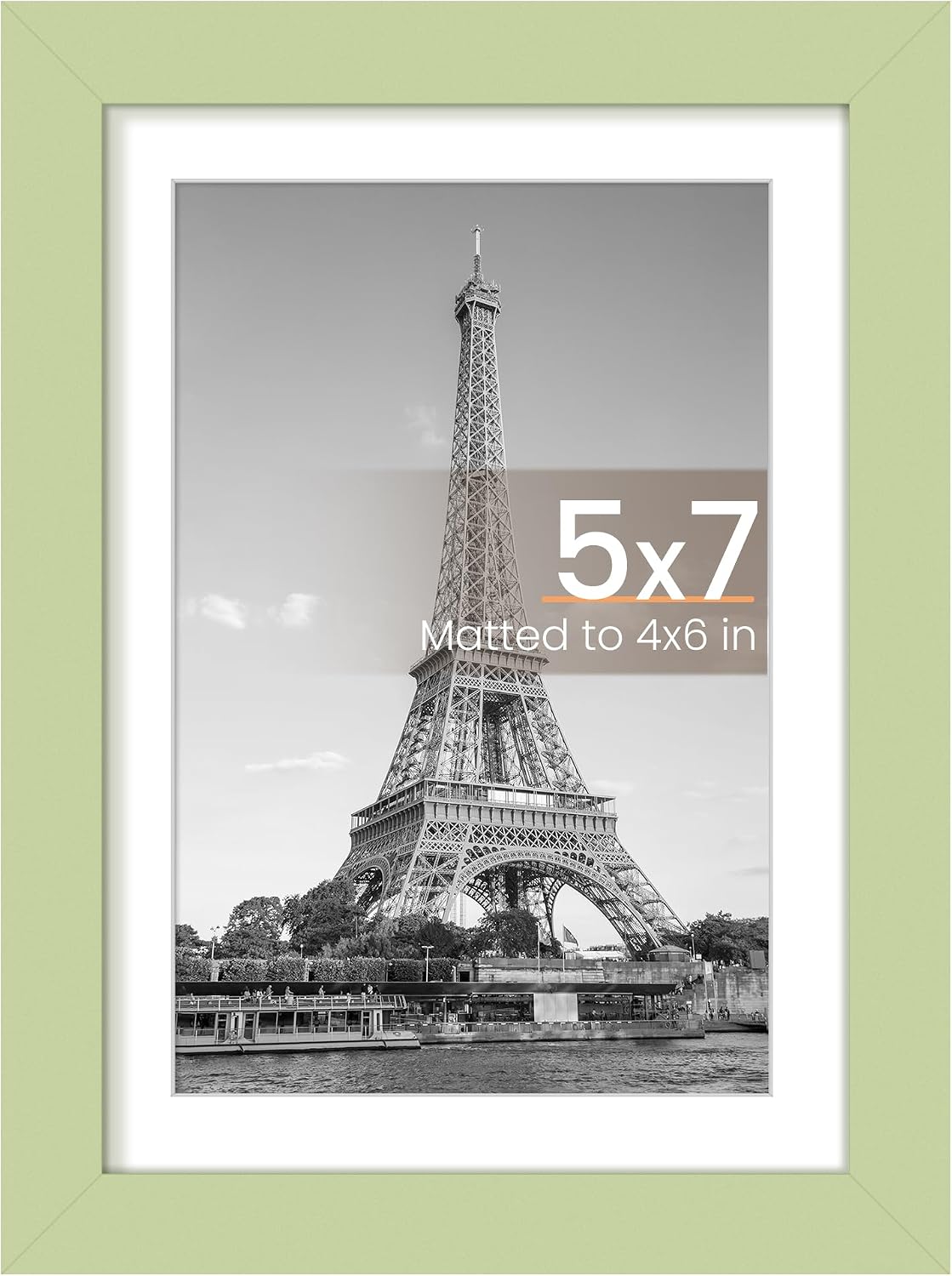 Upsimples 11x14 Picture Frame - Display 8x10 Photos with Mat or 11x14 Without Mat | Black Wall Hanging Frame