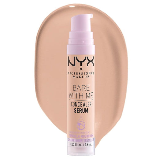 NYX Bare With Me Concealer Serum - 24Hr Hydration Makeup for Flawless Skin | Light Shade