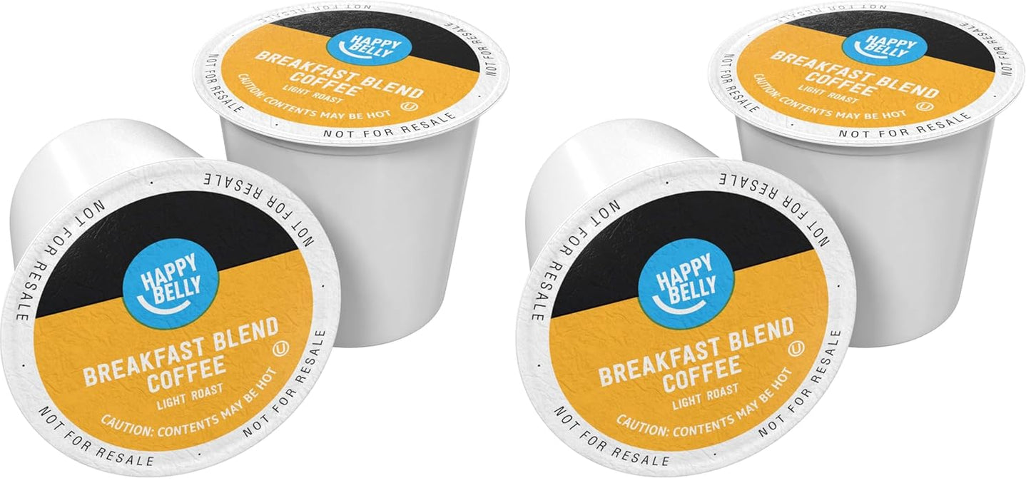 Happy Belly Dark Roast Coffee Pods - Compatible with Keurig 2.0 | 100 Count