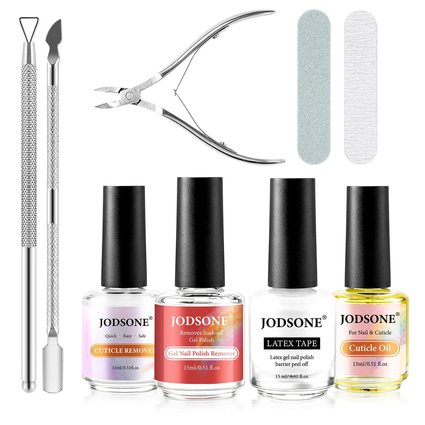 JODSONE Gel Nail Polish Remover - Quick 3-5 Minute Soak-Free Formula | 15ML