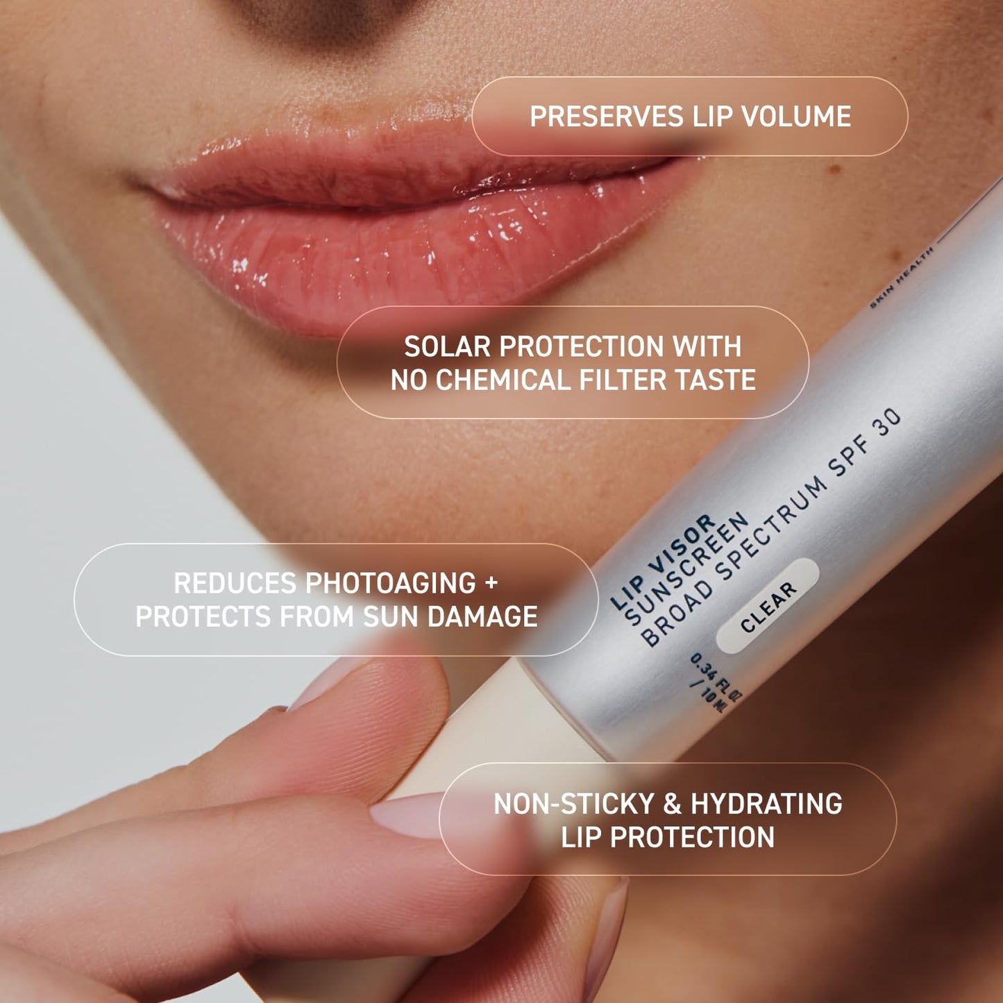 Prequel Skin Lip Visor, Lip Balm with SPF 30 PA+++.Non-Sticky Finish – Moisturizing Semi Gloss Balm Sunscreen for Daily Use - 2 Pack