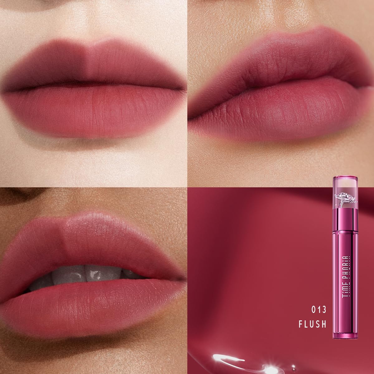 Altera Blurring Tint Lip Stain - Medium Pink Glossy to Matte Finish | Weightless, Hydrating, Long-Lasting Lip Makeup