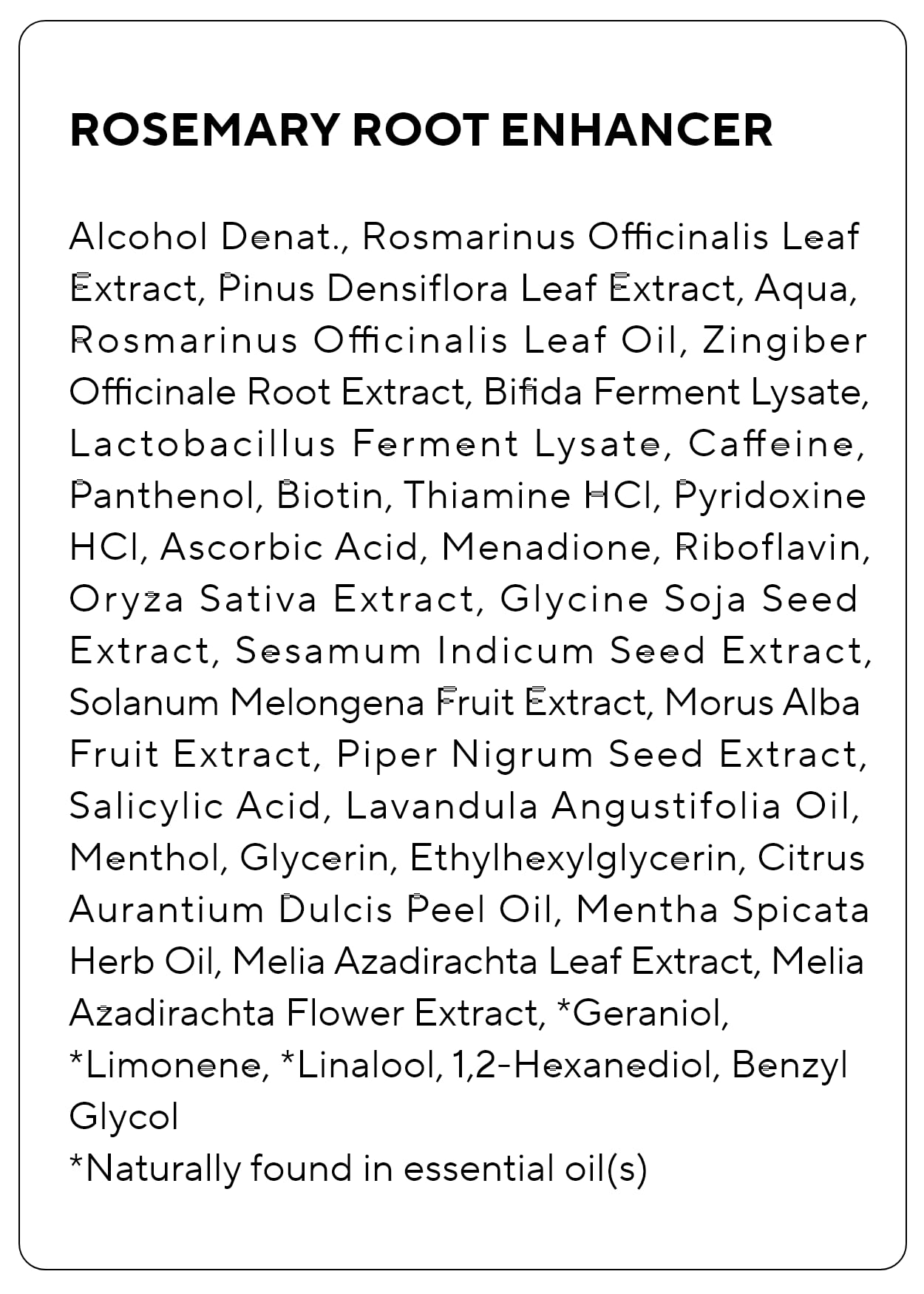 AROMATICA Root Enhancer Rosemary Water for Hair Growth spray - with Rosemary hair oil & caffeine & biotin - Korean hair care for hair thinning & hair loss - free from silicone, paraben and sulfate