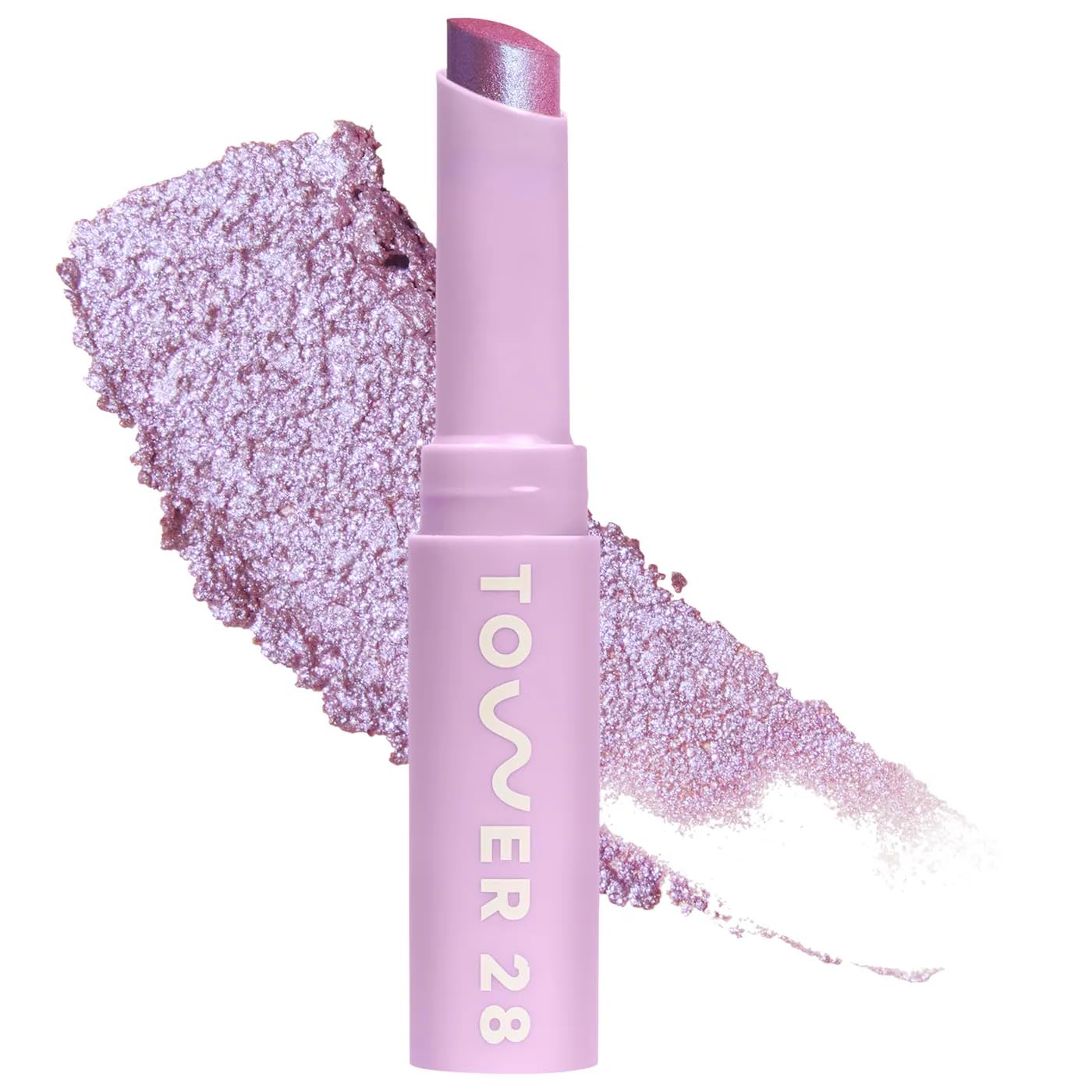 Tower 28 GoGo Cooling Shimmer Eyeshadow Stick | 8-Hour Wear Cream Eye Makeup for Sensitive Eyes - Garden (.09 oz)