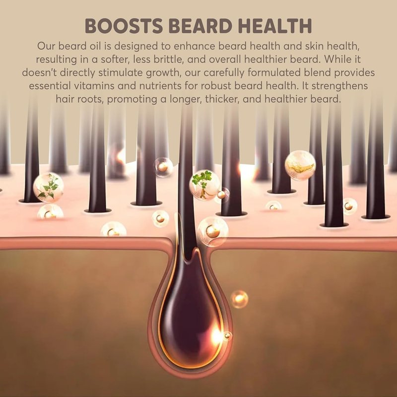 Beard Oil by Crafted Beards - Beard Oil Conditioner - Leave Your Beard Feeling Amazing - All Natural Ingredients - No Residue - Mustache Oil - 1oz - Made in the USA (Orange Cream)