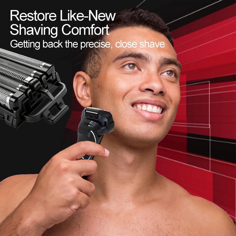 SUPERNB Arc 5 Blades Replacement Heads with Outer Foil and Inner Blade, WES9032 Shaver Replacement Heads for Arc 5 ES-LV97 ES-LV95 ES-LV65 ES-LV67 Electric Shaver.