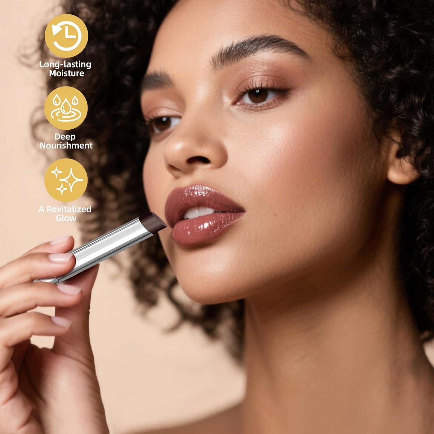 Tinted Lip Balm Set - 3PCS Sheer Moisturizing & Hydrating Balm | Natural Honey Finish for All Skin Tones