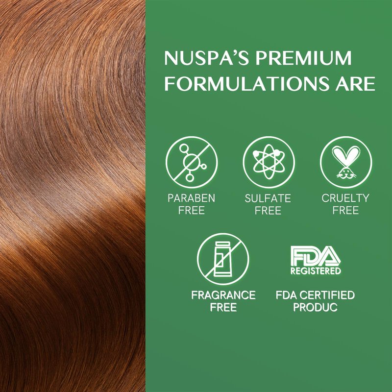 NUSPA Natural Rosemary Mint Hair Serum Grow Long Scalp Moisturizer Infused with BIOTIN Zero Fragrance Reduce Hair Loss for Hair Regrowth,Daily Dry Scalp Treatment
