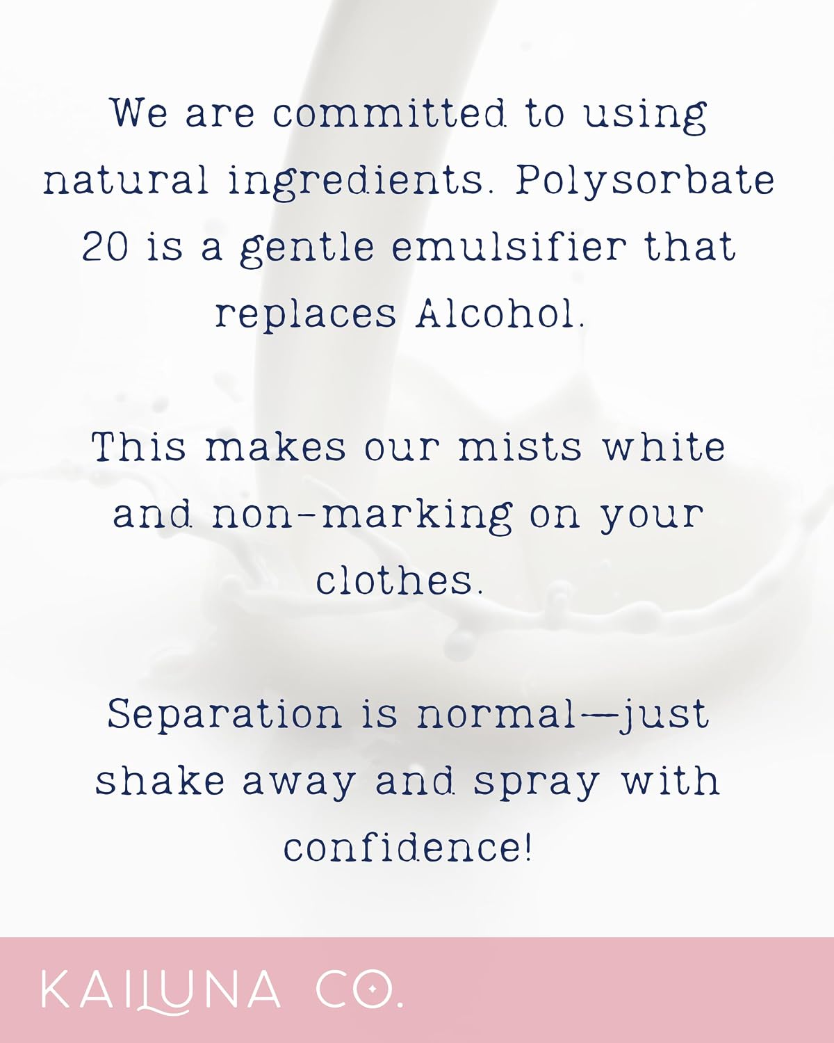Kailuna Co. Baby Powder Hair & Body Mist Spray - Natural Essential Oils, Alcohol-Free | 0.5 Fl Oz