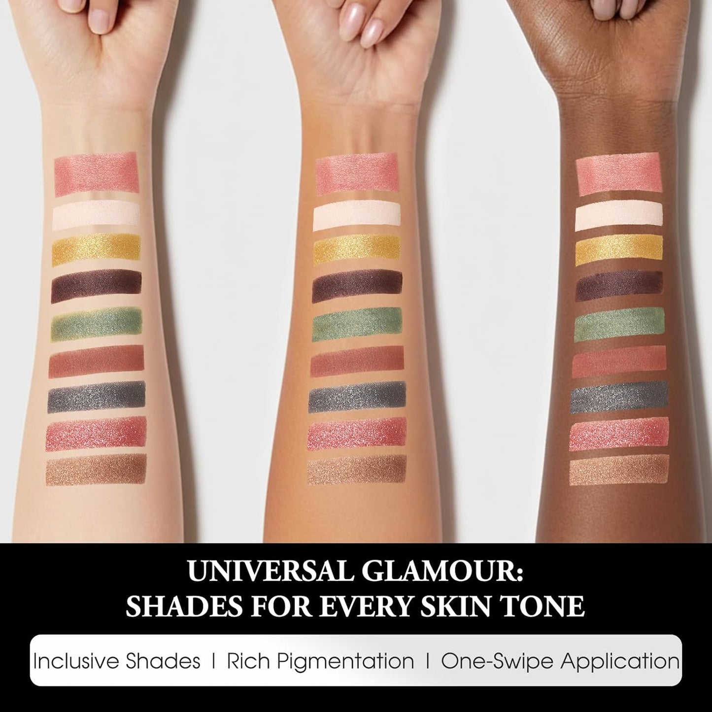 UCANBE Baked Eyeshadow & Blush Palette - High Pigmented Matte & Shimmer Makeup | Compact Design, 01 Medieval Banquet