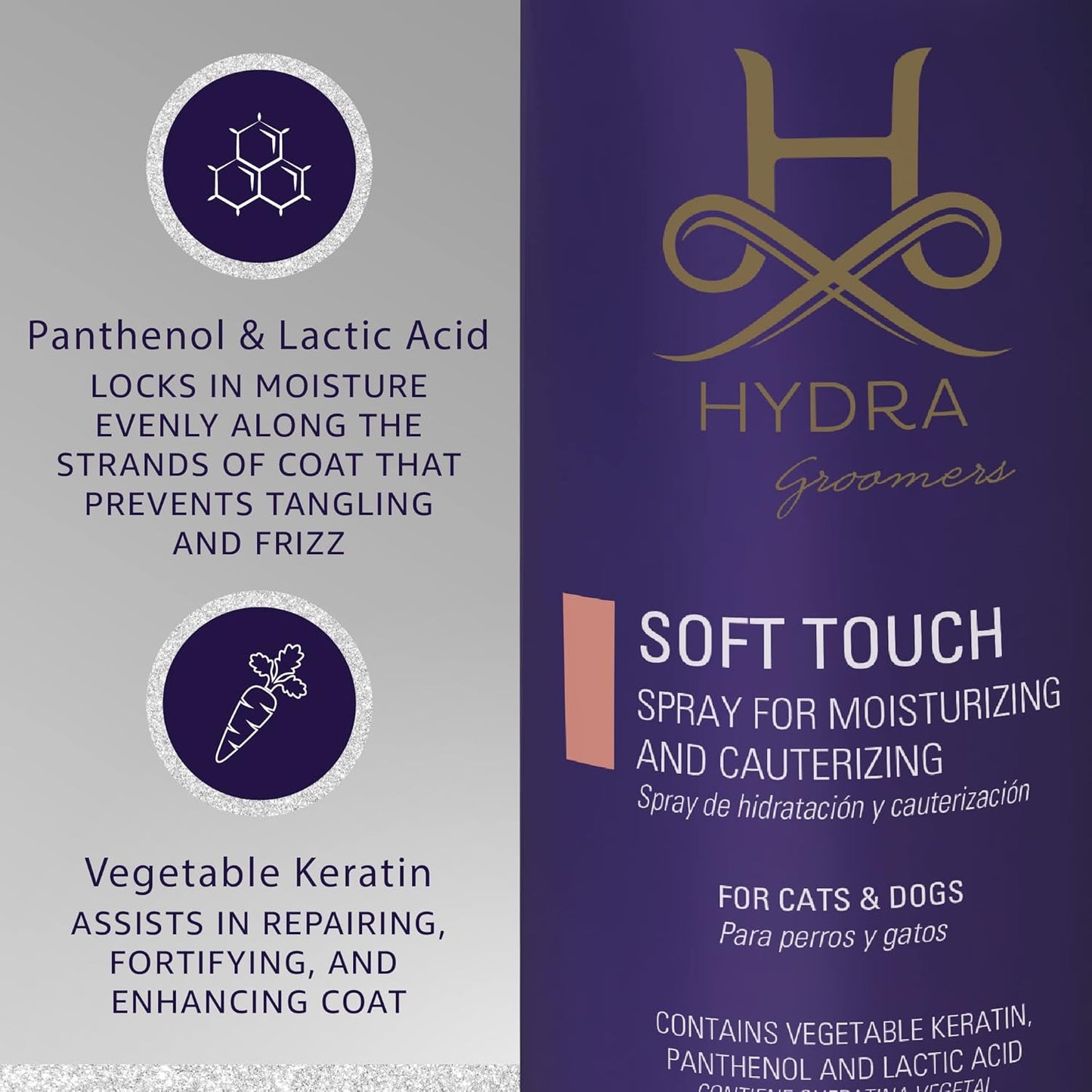 Hydra Soft-Touch Moisturizer Spray for Dogs & Cats - 16.9 oz