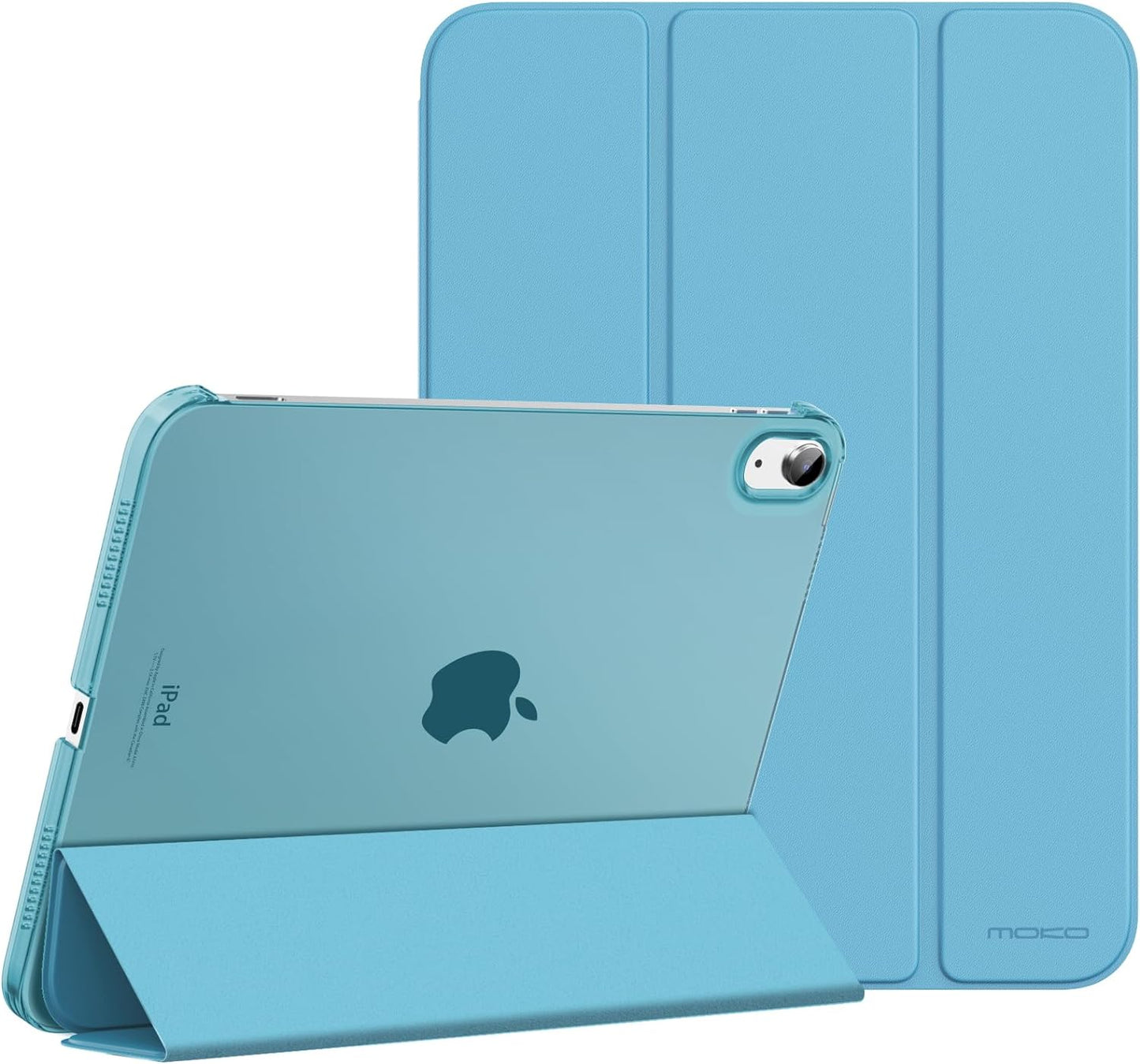 iPad 11th & 10th Generation Case - Slim Hard PC Translucent Back Cover | Navy Blue, Auto Wake/Sleep Support