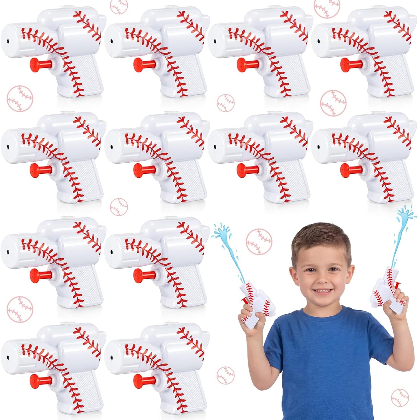 Mini Spider Web Water Guns - 12 Pack Plastic Blasters for Kids | Summer Pool Party Toys