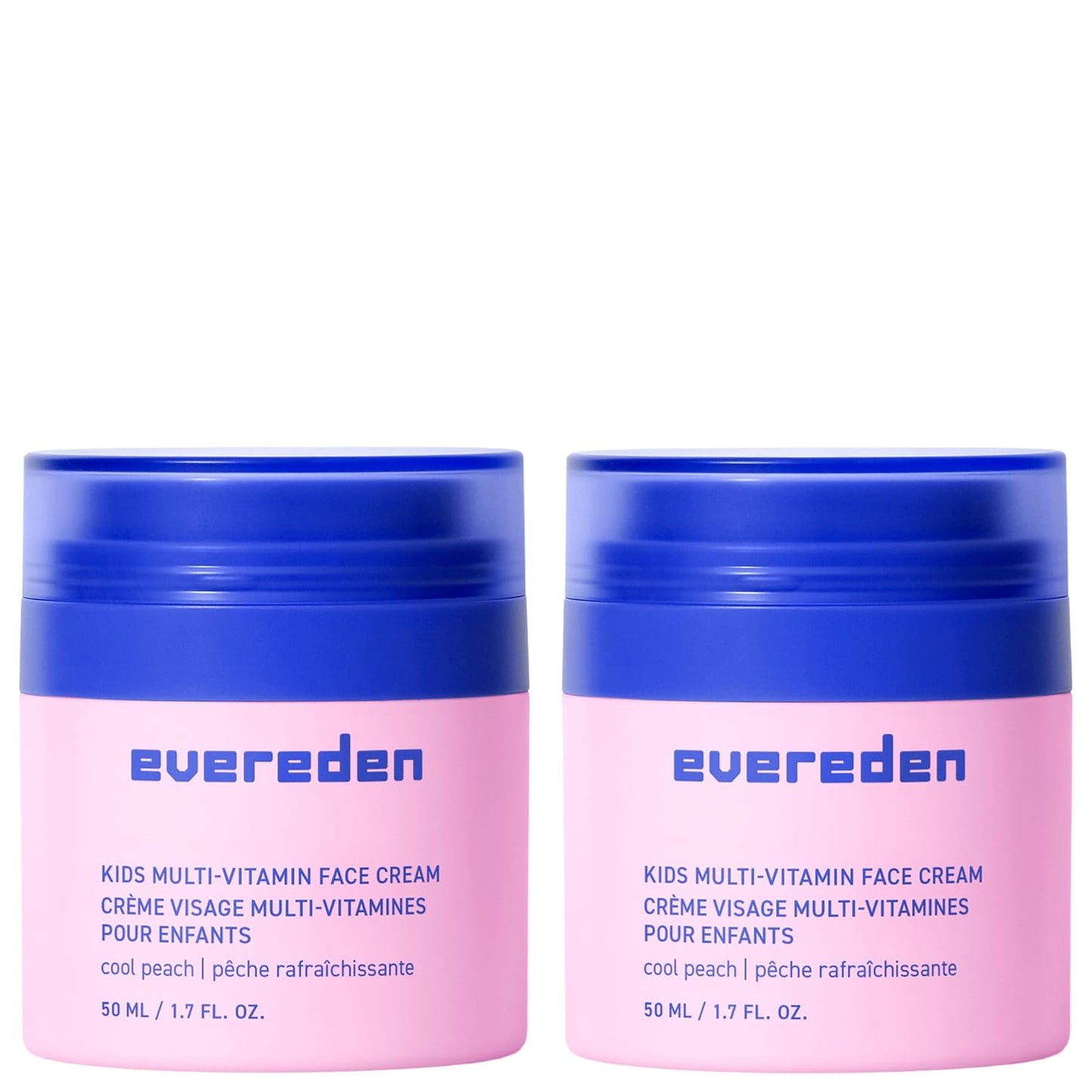 Evereden Kids Face Cream - Clean Non-Toxic Peach Moisturizer | 1.7 oz Skin Care for Children