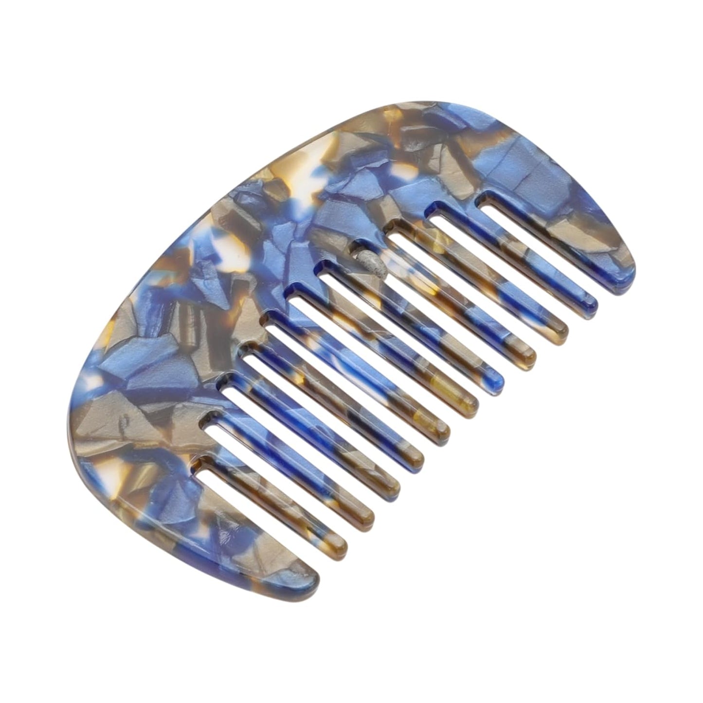 Wide Tooth Comb for Thick Curly Hair - Anti-Static Travel Comb | Emerald Green