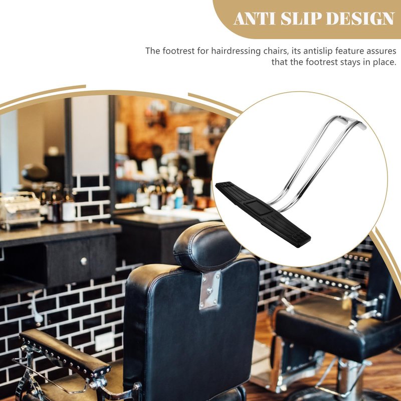 Uonlytech Salon Chair Foot Rest Replacement Salon Chair Foot Pedal Rest Hairdresser Shop Supply Attachment for Barber