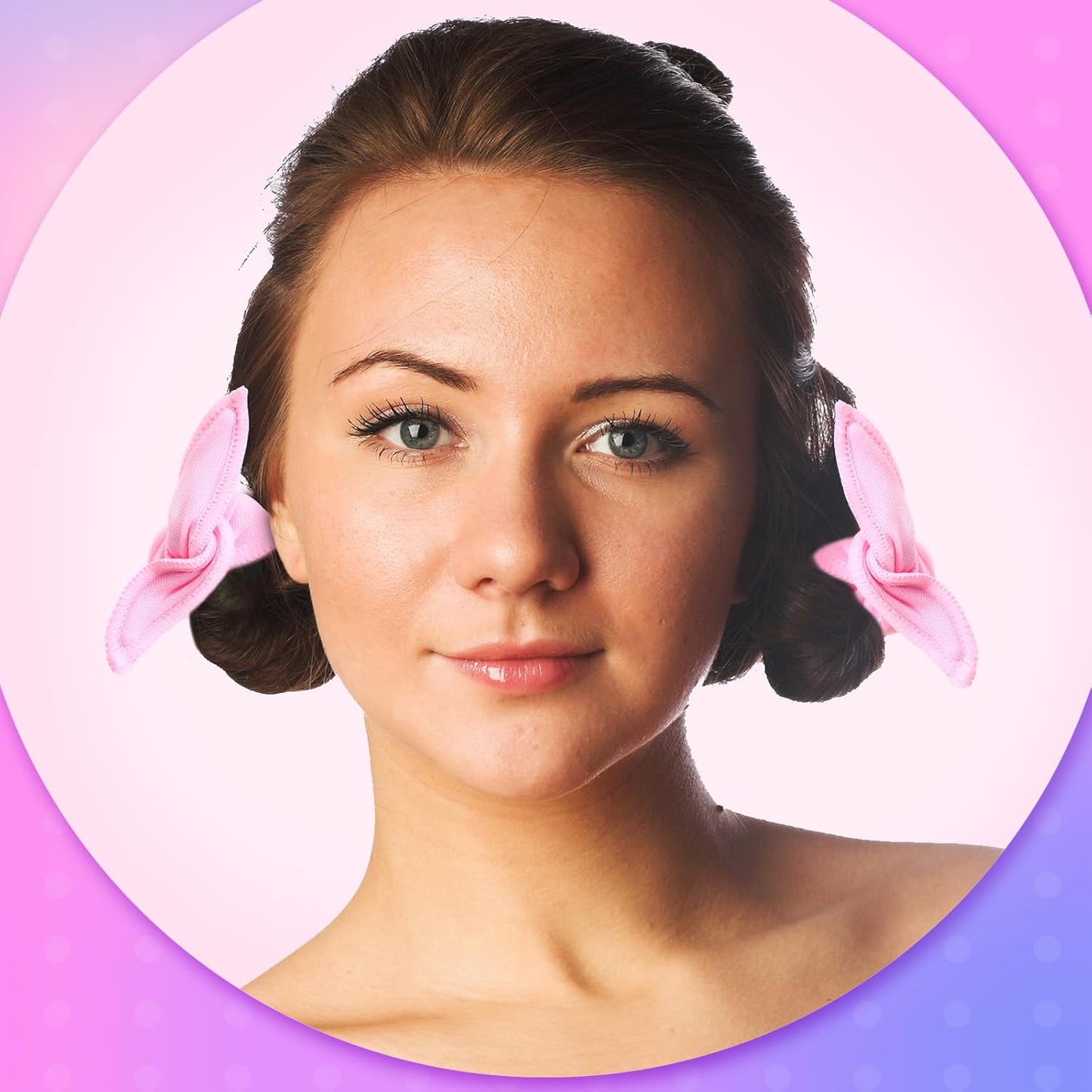 Soft Curlers Hair Rollers - 40 Pieces Heatless Satin Sponge for Overnight Styling | Ideal for Long & Short Hair