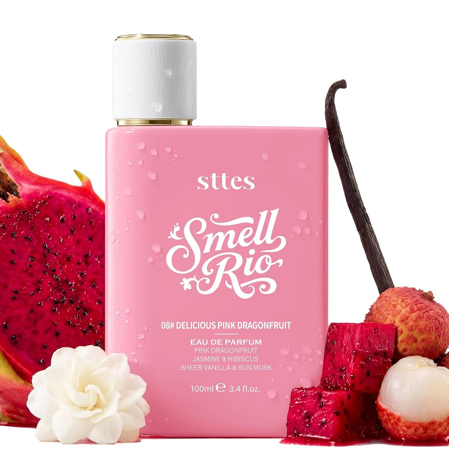 Rio Perfume 606 - Long-Lasting Hair Perfume for Women | Strawberry, Candy, Vanilla & Marshmallow Scent - 100ml (3.4 fl oz)
